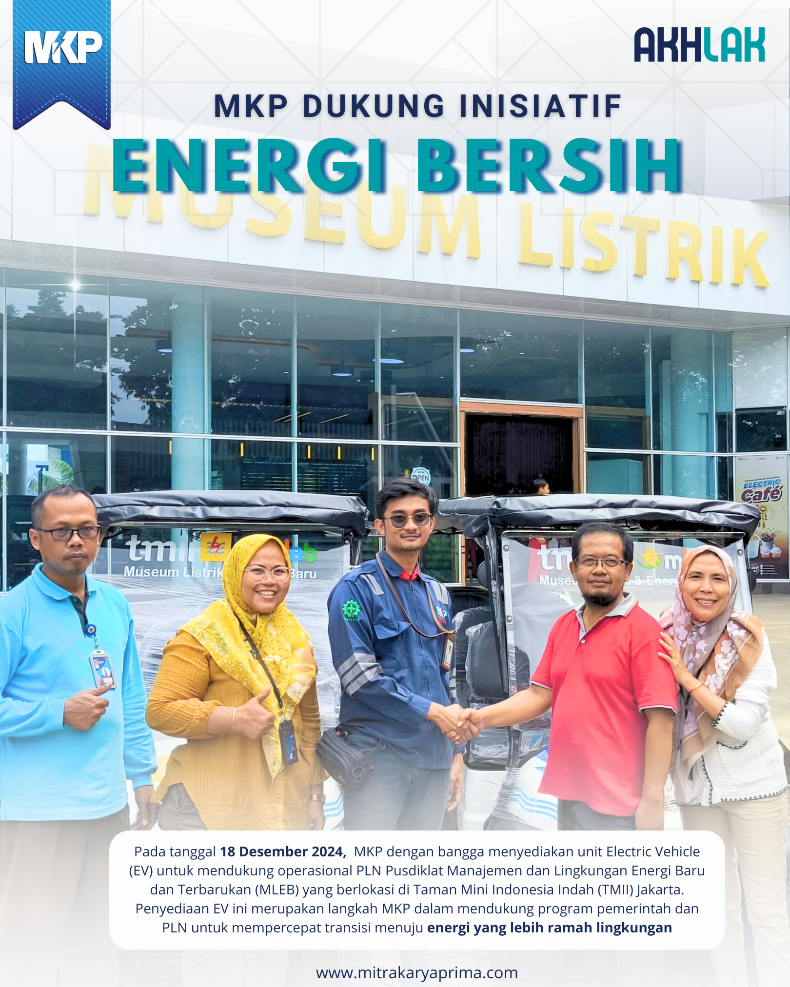 MKP Dukung Energi Bersih