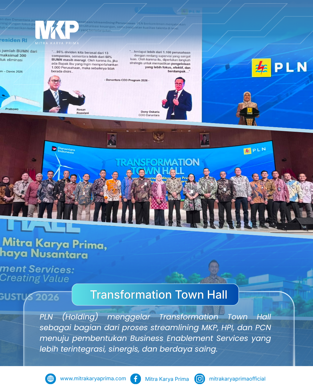 Transformation Town Hall Business Enablement Services